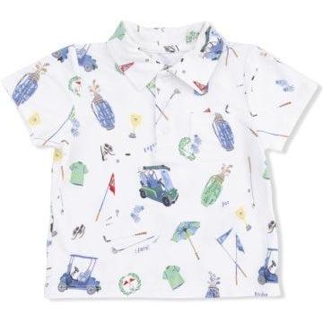 Angel Dear Golf Things - Polo with Casual Short | Ivory