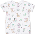 Angel Dear Country Club Dogs Pink - Short Sleeve Loungewear Set | Ivory, Green