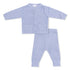 Angel Dear Chenille Dusty Blue Button Down Cardigan 4 Piece Set