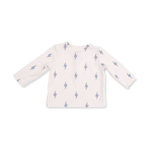 Angel Dear Lightning Bolt Viscose Long Sleeve Henley and Jogger