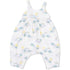 Angel Dear Palm Trees And Rainbows - Tie Back Romper | Cream