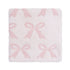Angel Dear Chenille Blush Bow Blanket