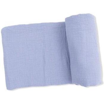 Angel Dear Solid Muslin Blue Blizzard - Swaddle Blanket | Blue