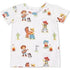Angel Dear Vintage Cowboys - Short Sleeve Loungewear Set | Off White