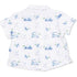 Angel Dear Baby Golf Carts Blue - Polo Button Up with Casual Short | Ivory, Blue
