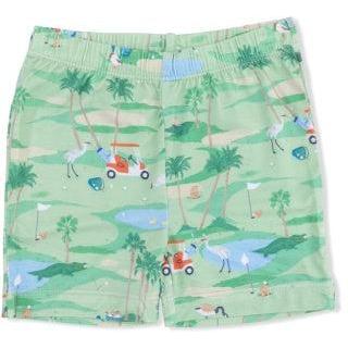 Angel Dear Golf Oasis Animals - Loungewear Short Set | Green