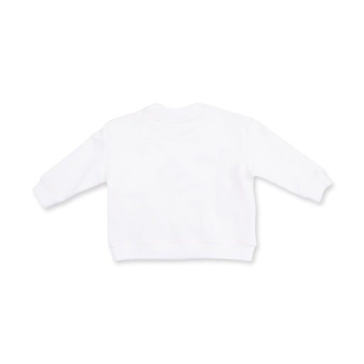 Angel Dear Golf Drop Sleeve Sweatshirt White and Pink