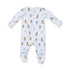 Angel Dear Bestie Dogs Blue 2 Way Zipper Footie