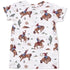 Angel Dear Buckaroo Western - Short Sleeve Loungewear Set | Cream