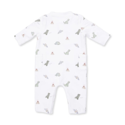 Angel Dear Dinos French Terry Uni Romper