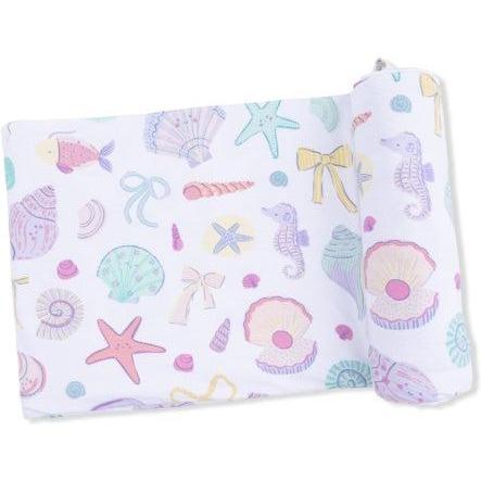 Angel Dear Beach Days - Swaddle Blanket | Ivory