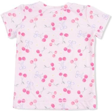Angel Dear Sweet Bow Cherries - Loungewear Short Set | Pink