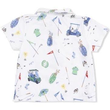 Angel Dear Golf Things - Polo with Casual Short | Ivory