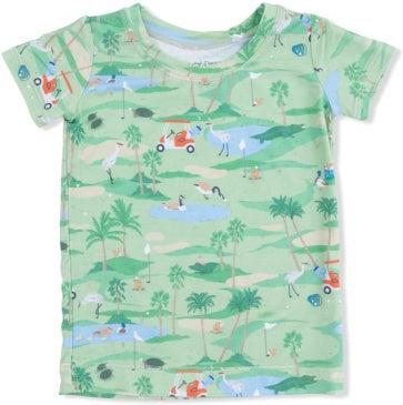 Angel Dear Golf Oasis Animals - Loungewear Short Set | Green
