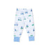 Angel Dear Vintage Golf Carts Blue Short Sleeve Loungewear Set