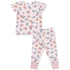 Angel Dear Country Girl Boots - Short Sleeve Loungewear Set | Pink