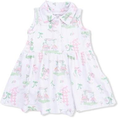 Angel Dear Pretty Golf - Polo Tennis Dress | White