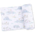 Angel Dear Farm Animal Party - Swaddle Blanket | White