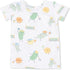 Angel Dear Pickles Playing Pickleball - Short Sleeve Loungewear Set | Ivory