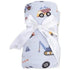 Angel Dear Crayon Construction - Swaddle Blanket | Blue