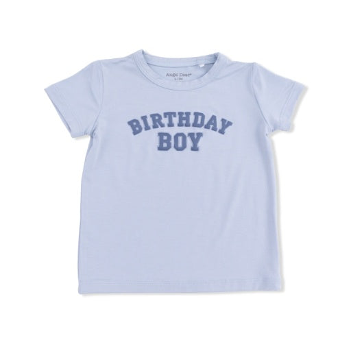Angel Dear Birthday Short Sleeve Crew Neck Tee