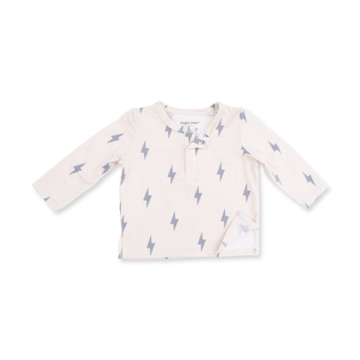 Angel Dear Lightning Bolt Viscose Long Sleeve Henley and Jogger