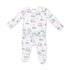 Angel Dear Golf Carts Pink 2 Way Ruffle Back Zipper Footie