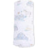 Angel Dear Farm Animal Party - Swaddle Blanket | White