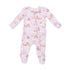 Angel Dear Princess Unicorns and Castle 2 Way Ruffle Back Zipper Footie