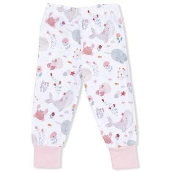 Angel Dear Garden Sea Creatures - Short Sleeve Loungewear Set | White