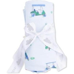 Angel Dear Vintage Golf Carts Blue - Swaddle Blanket | Blue