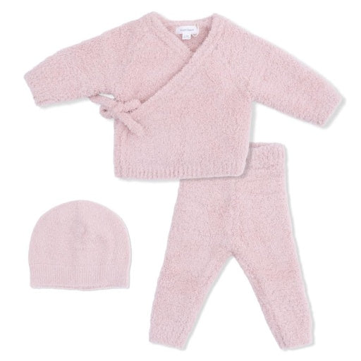 Angel Dear Chenille Blush Kimono Take Me Home 3 Piece Set