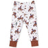 Angel Dear Buckaroo Western - Short Sleeve Loungewear Set | Cream