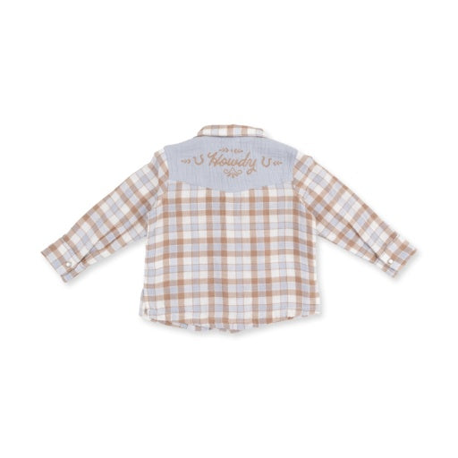 Angel Dear Western Plaid The Willie Shirt