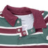 Angel Dear Rugby Stripe Green Polo Romper