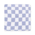 Angel Dear Chenille Dusty Blue Checkerboard Blanket