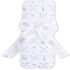 Angel Dear Golf Trellis Blue - Swaddle Blanket | White, Blue