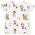 Angel Dear Vintage Cowboys - Short Sleeve Loungewear Set | Off White