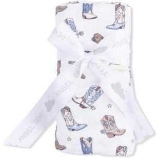 Angel Dear Cowboy Boots - Swaddle Blanket | Ivory