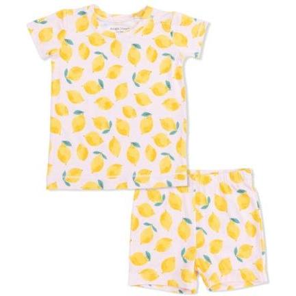 Angel Dear Sunny Lemons - Loungewear Short Set | Pink