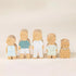 Coco Village Set of 5 Family Wooden Doll House Characters