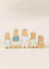 Coco Village Set of 5 Family Wooden Doll House Characters