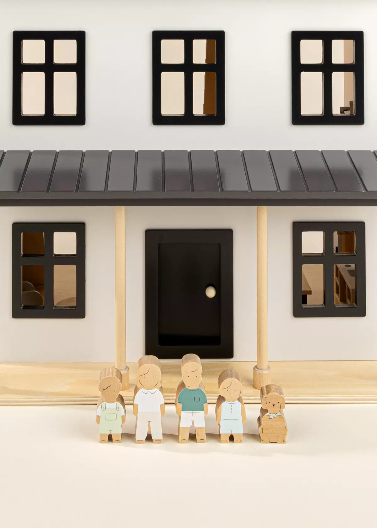 Coco Village Set of 5 Family Wooden Doll House Characters