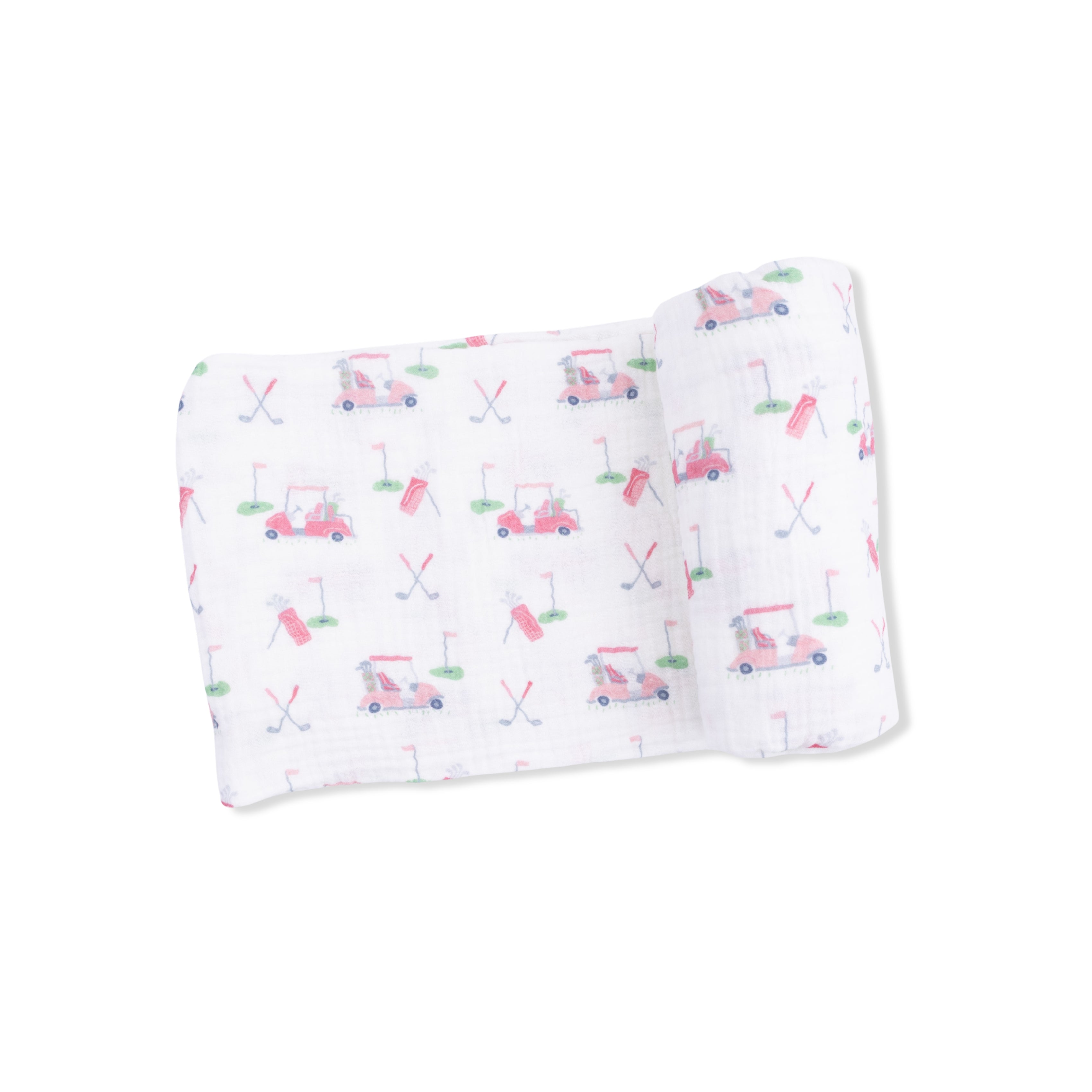 Baby Golf Carts Pink - Swaddle Blanket S26