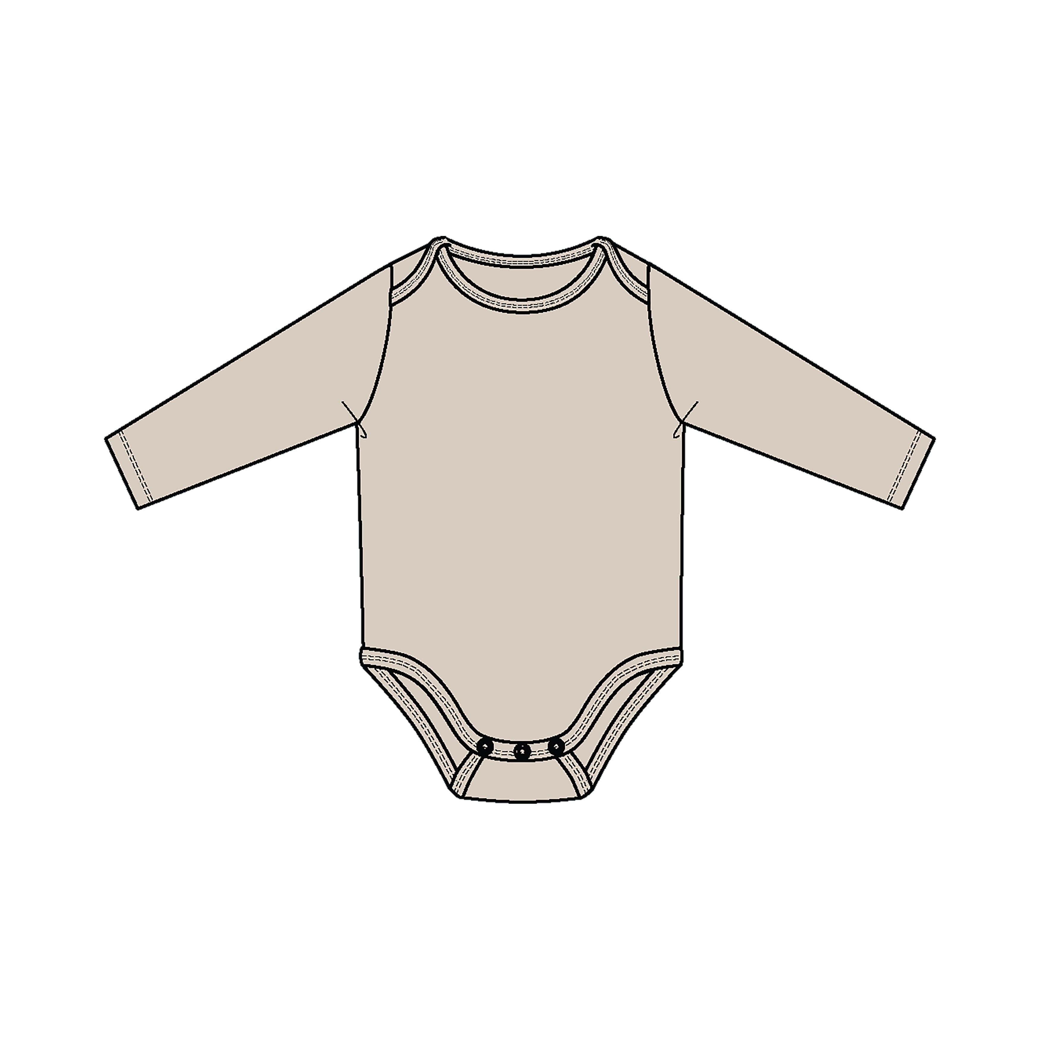 Waffle Oatmeal - Bodysuit F24