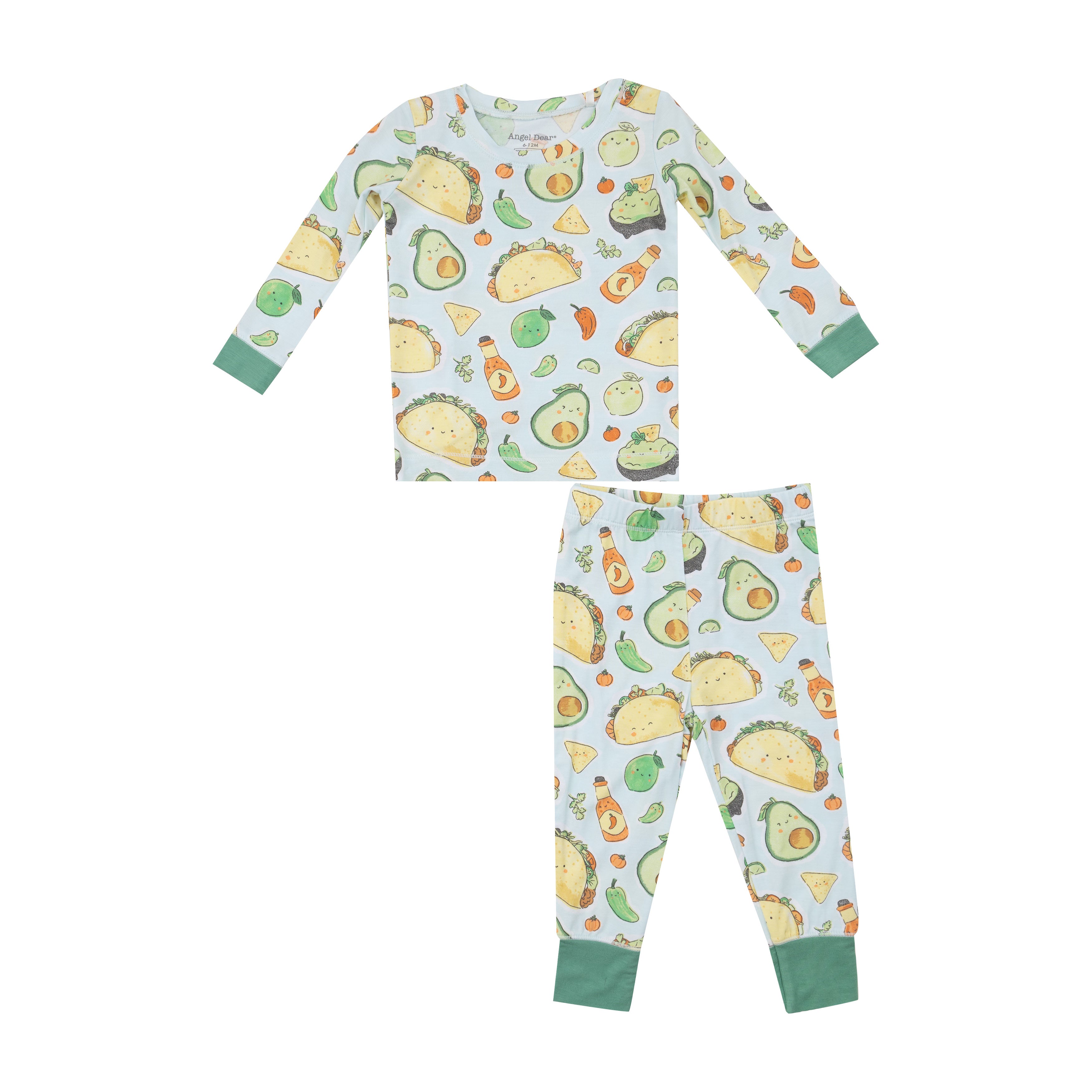 2 Piece Bamboo Lounge Wear Set - Happy Tacos F24