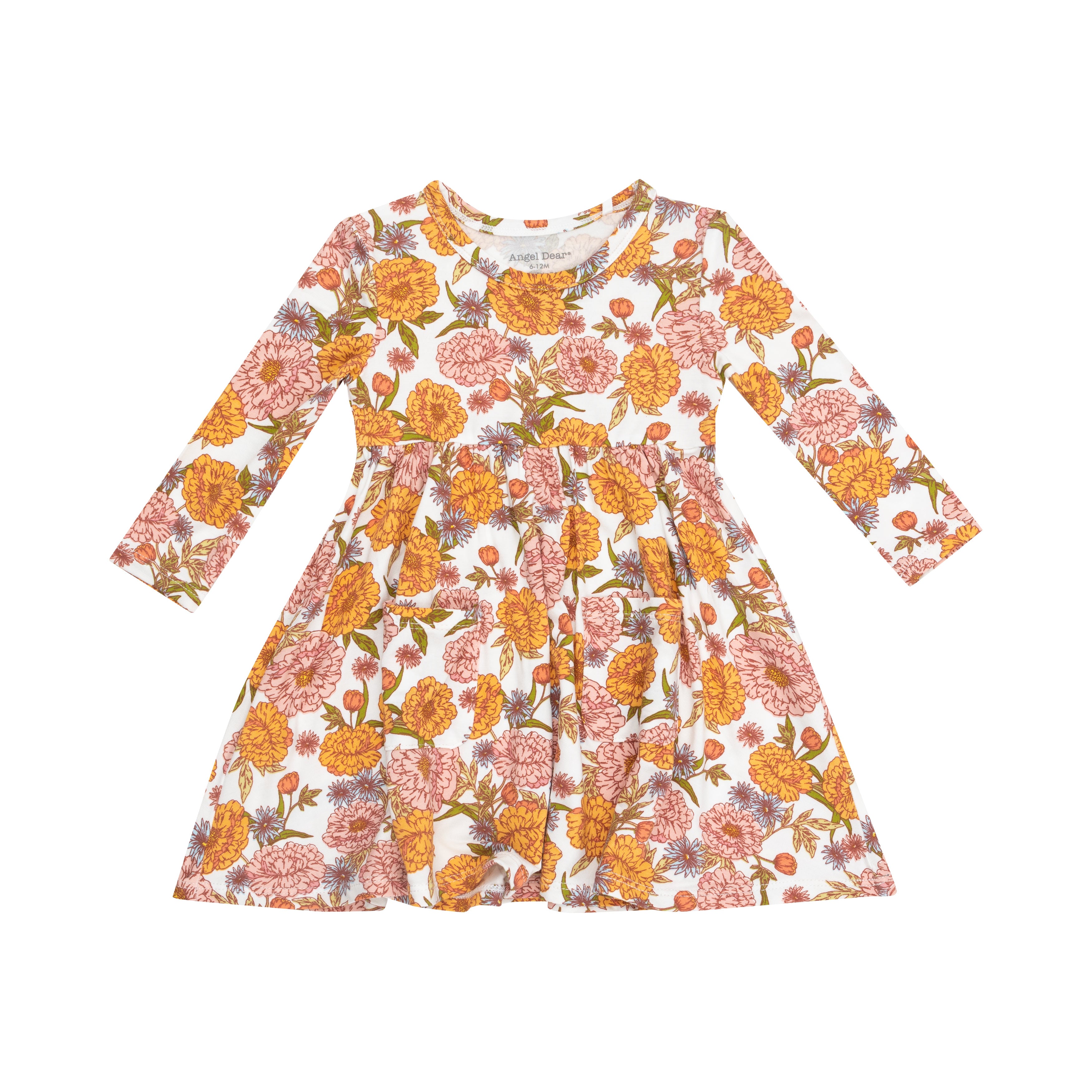 Ambers Floral - Twirly L/s Dress F24