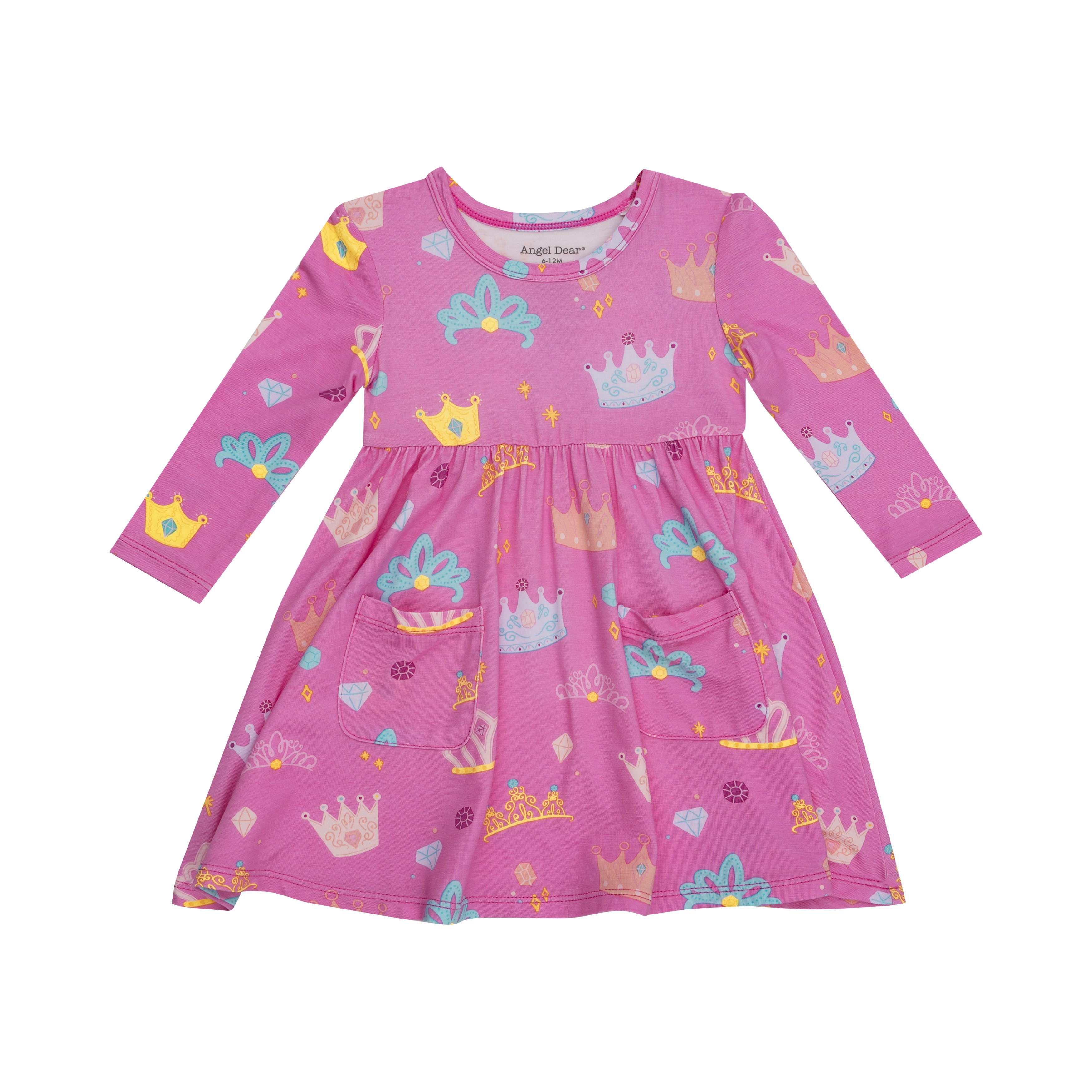 Princess Crowns - Twirly L/s Dress F24