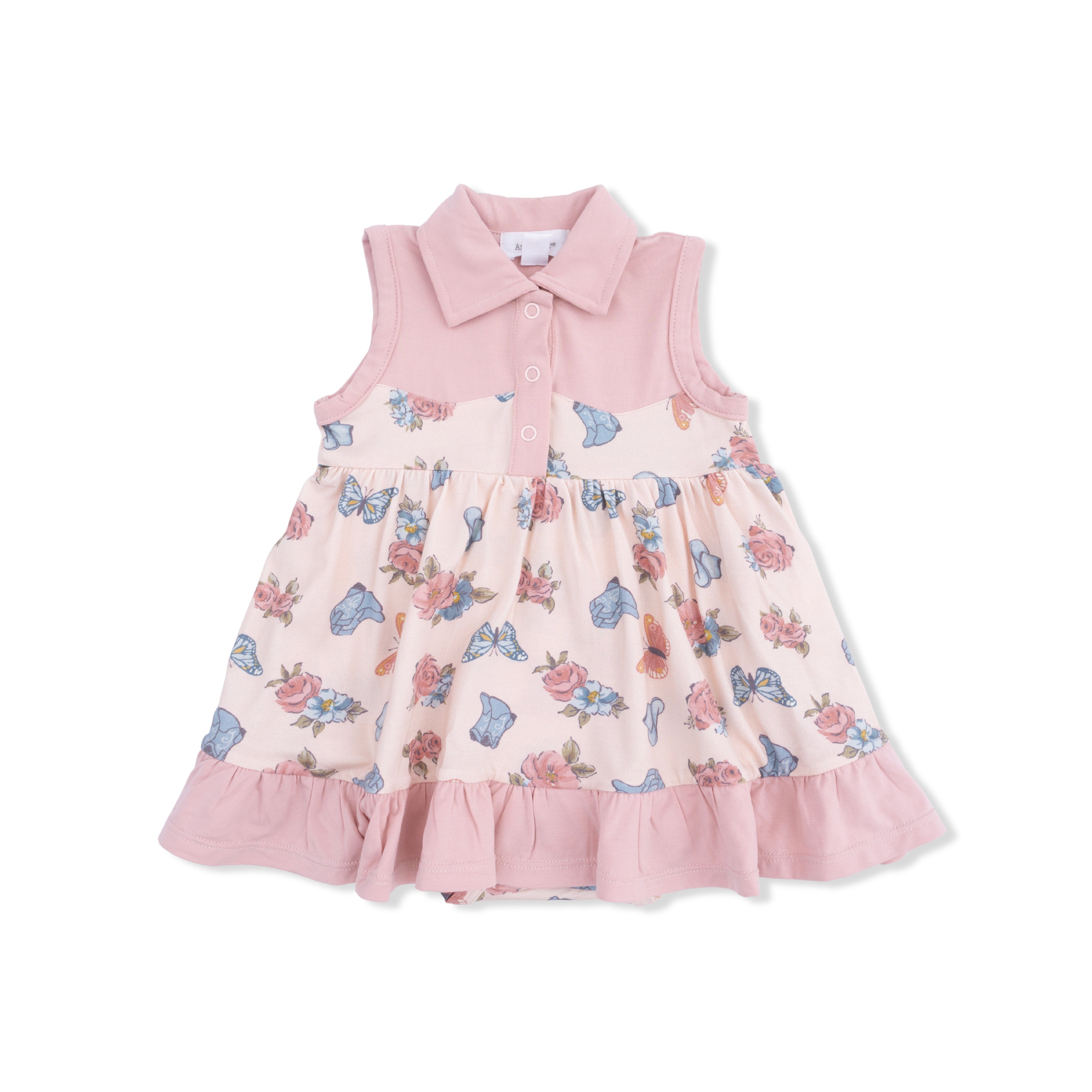 Country Girl Boots - Cowboy Bodysuit Dress S26