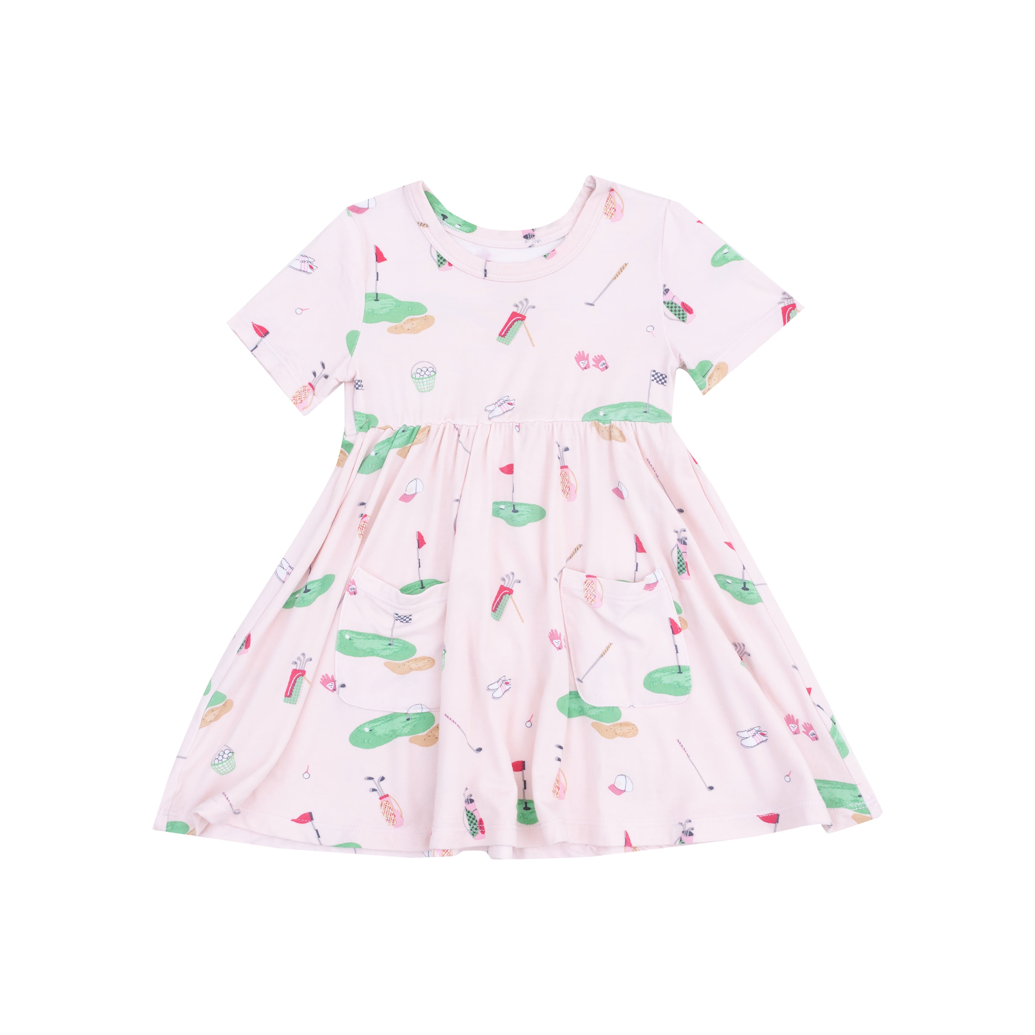 Golf Things Pink Twirly Dress S25
